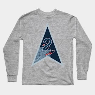 Space Force Delta 2 Logo Long Sleeve T-Shirt